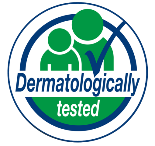 logo dermatologically tested