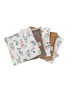 wasbare billendoekjes met bloemenprint