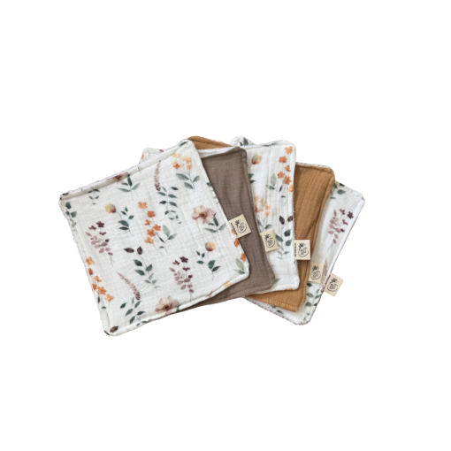 wasbare billendoekjes met bloemenprint