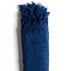 blauwe rebozo sjaal