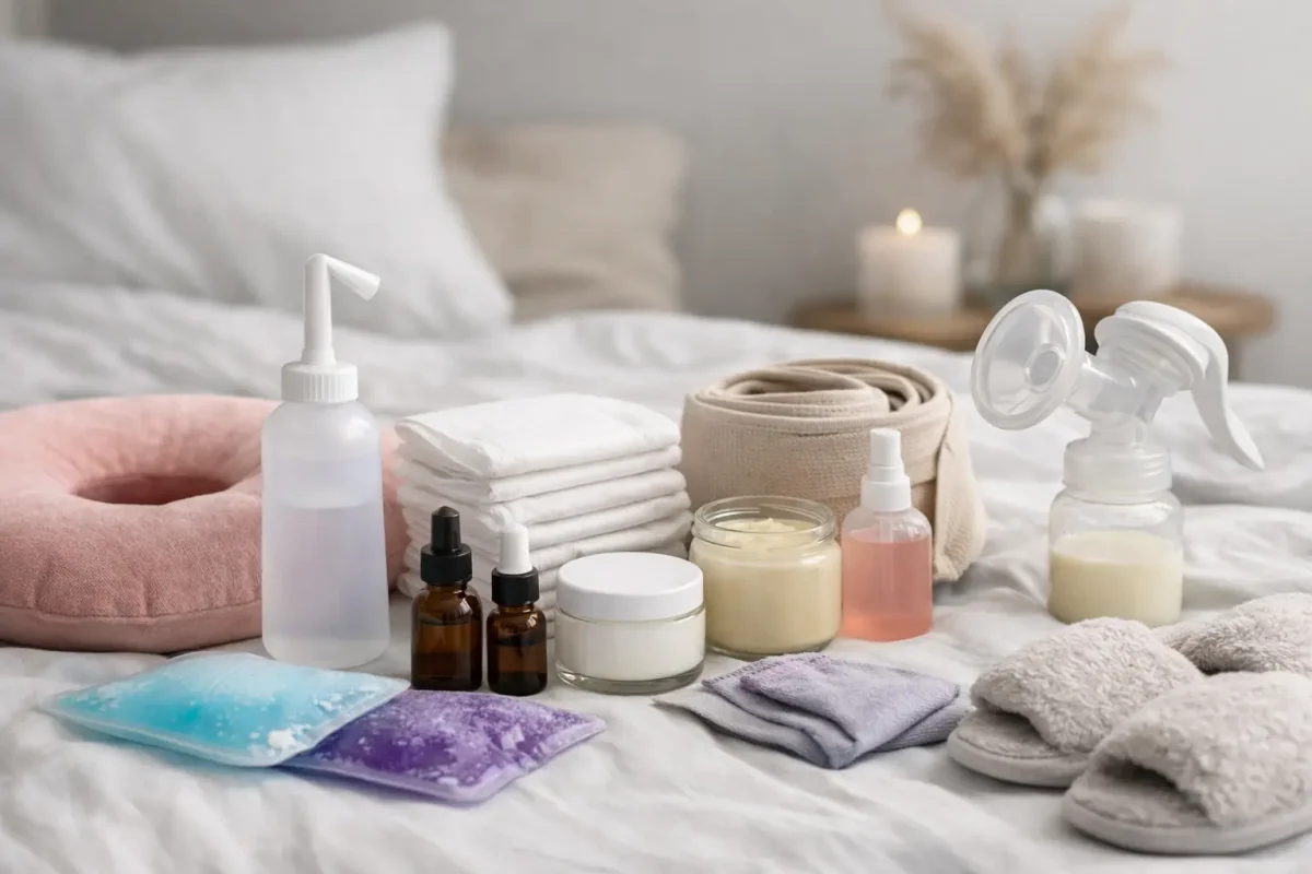 diverse postpartum producten